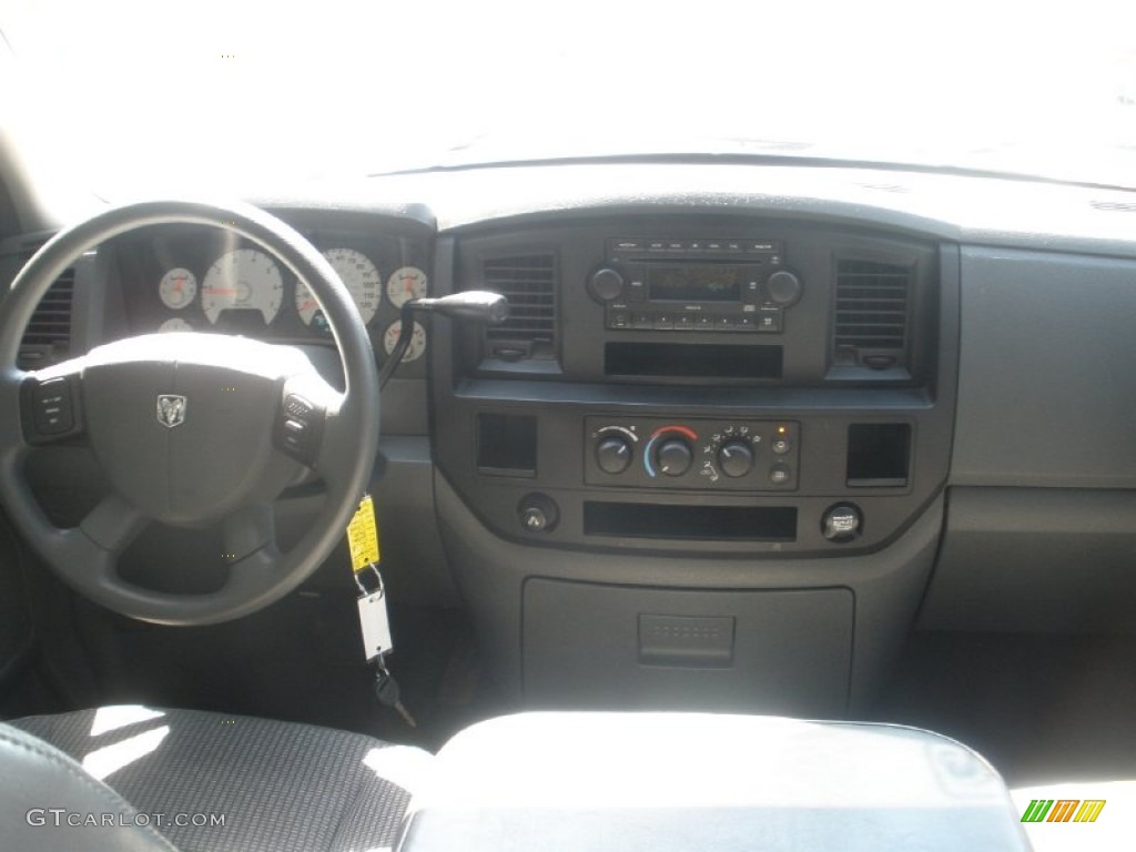 2008 Ram 1500 ST Quad Cab - Bright Silver Metallic / Medium Slate Gray photo #3