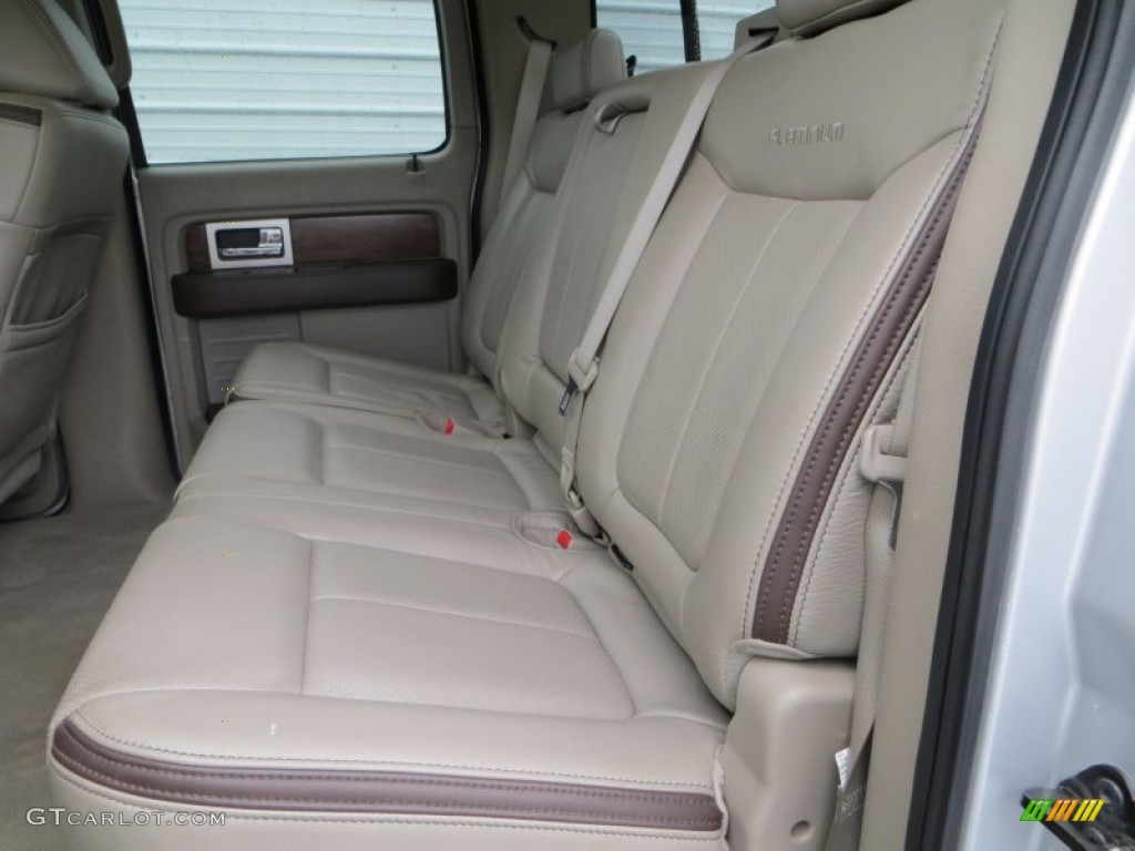 Medium Stone Leather/Sienna Brown Interior 2009 Ford F150 Platinum SuperCrew 4x4 Photo #79177961