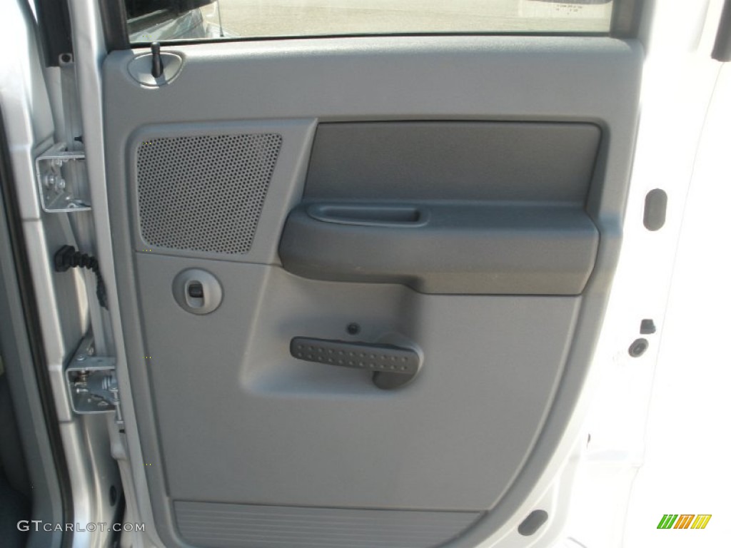 2008 Ram 1500 ST Quad Cab - Bright Silver Metallic / Medium Slate Gray photo #22