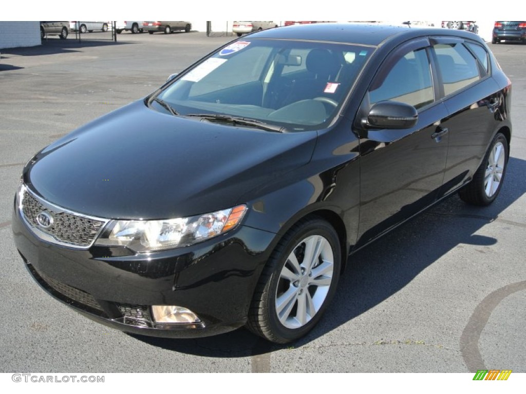 Ebony Black 2012 Kia Forte SX Exterior Photo #79179166