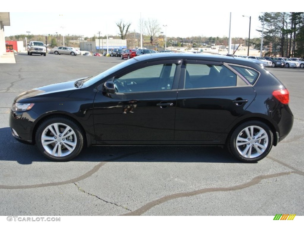 Ebony Black 2012 Kia Forte SX Exterior Photo #79179186