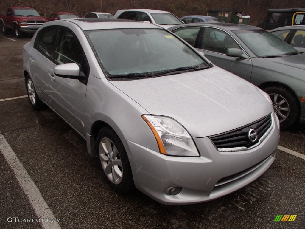 2010 Sentra 2.0 SL - Brilliant Silver Metallic / Charcoal photo #1