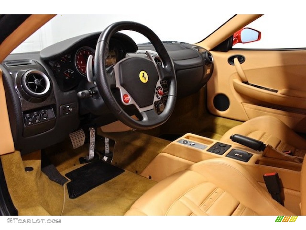 2007 Ferrari F430 Coupe F1 Beige Dashboard Photo #79180481