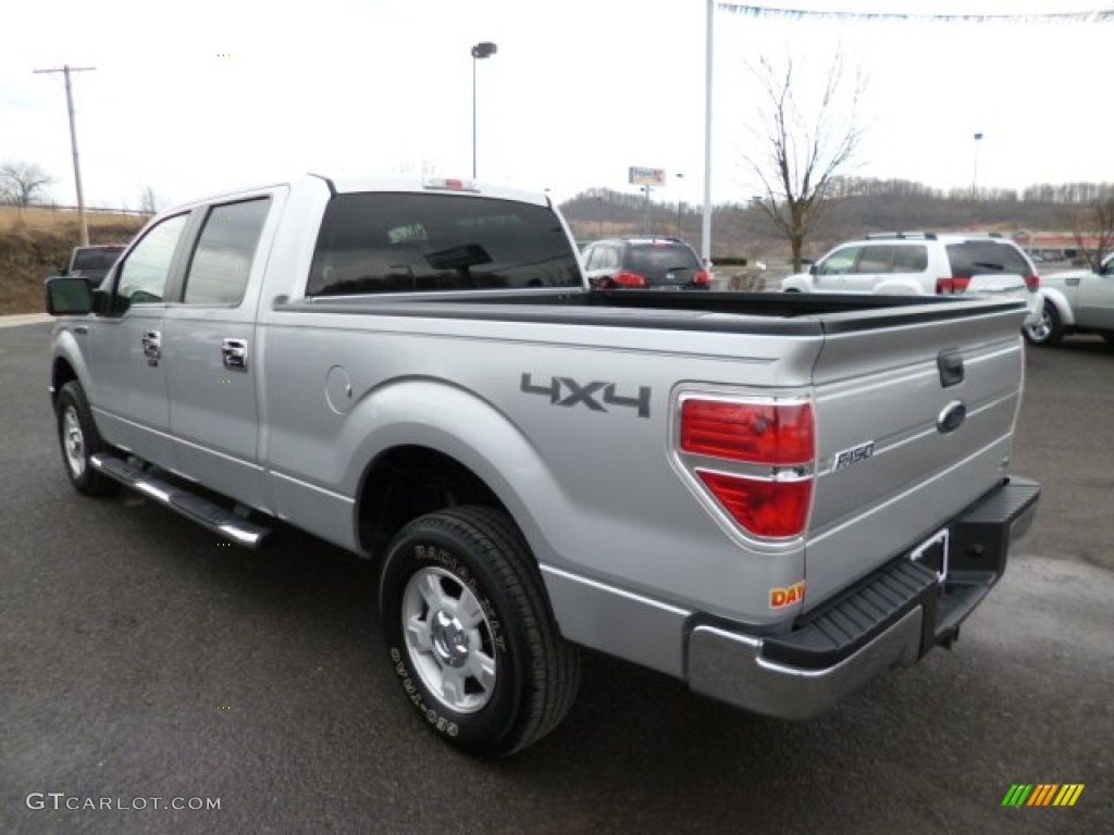 2010 F150 XLT SuperCrew 4x4 - Ingot Silver Metallic / Medium Stone photo #5