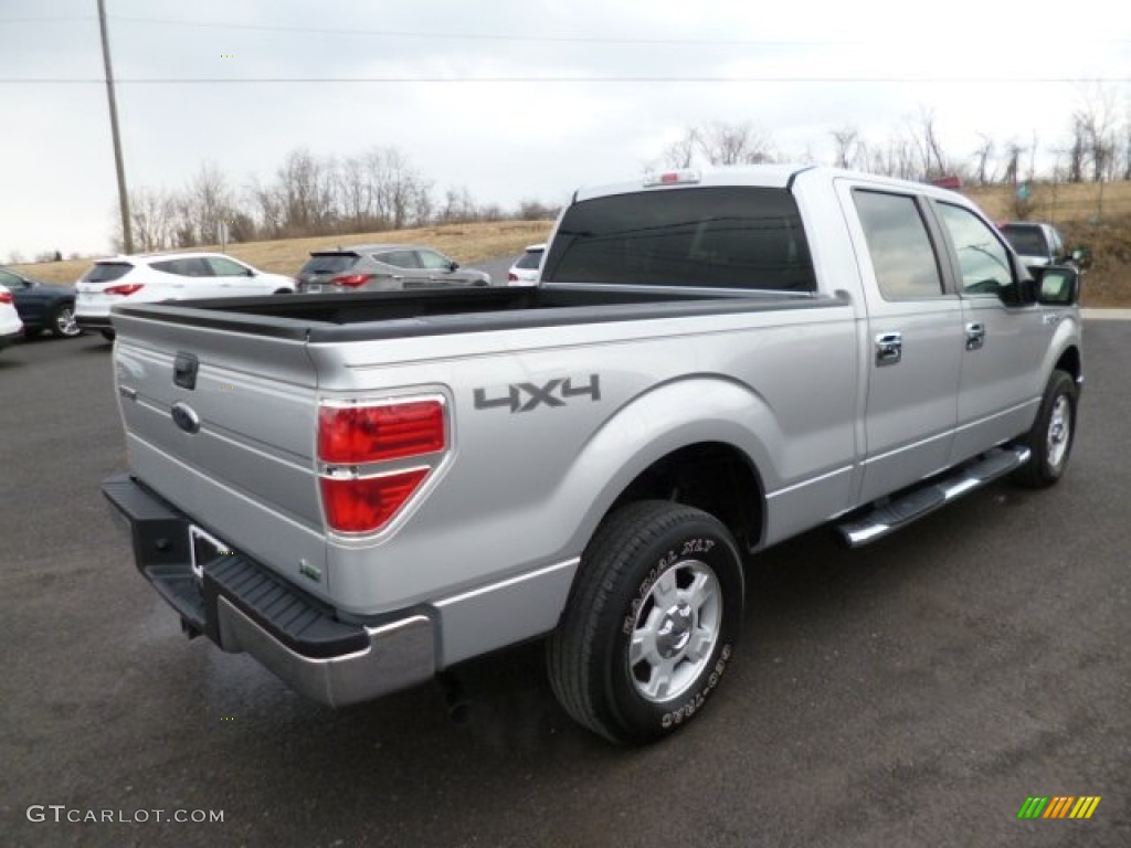 2010 F150 XLT SuperCrew 4x4 - Ingot Silver Metallic / Medium Stone photo #7