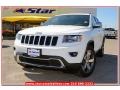 2014 Bright White Jeep Grand Cherokee Limited  photo #1