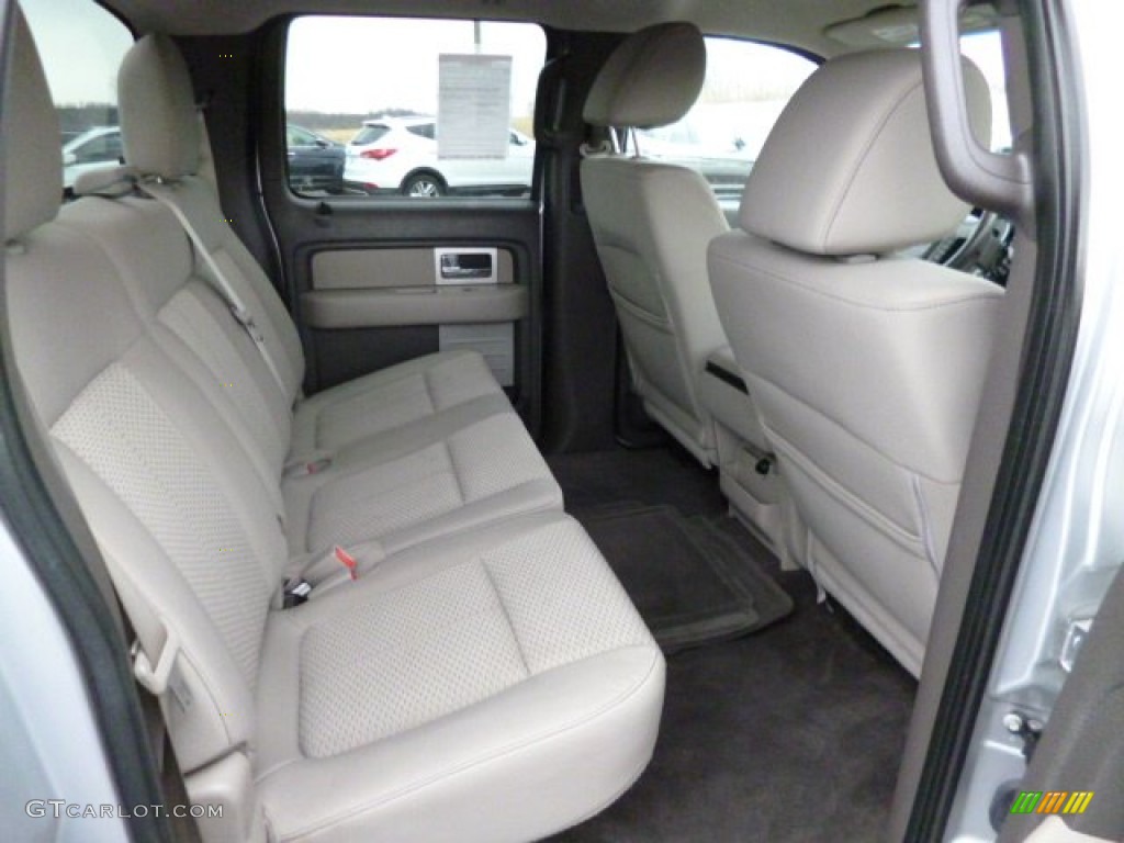 2010 F150 XLT SuperCrew 4x4 - Ingot Silver Metallic / Medium Stone photo #12