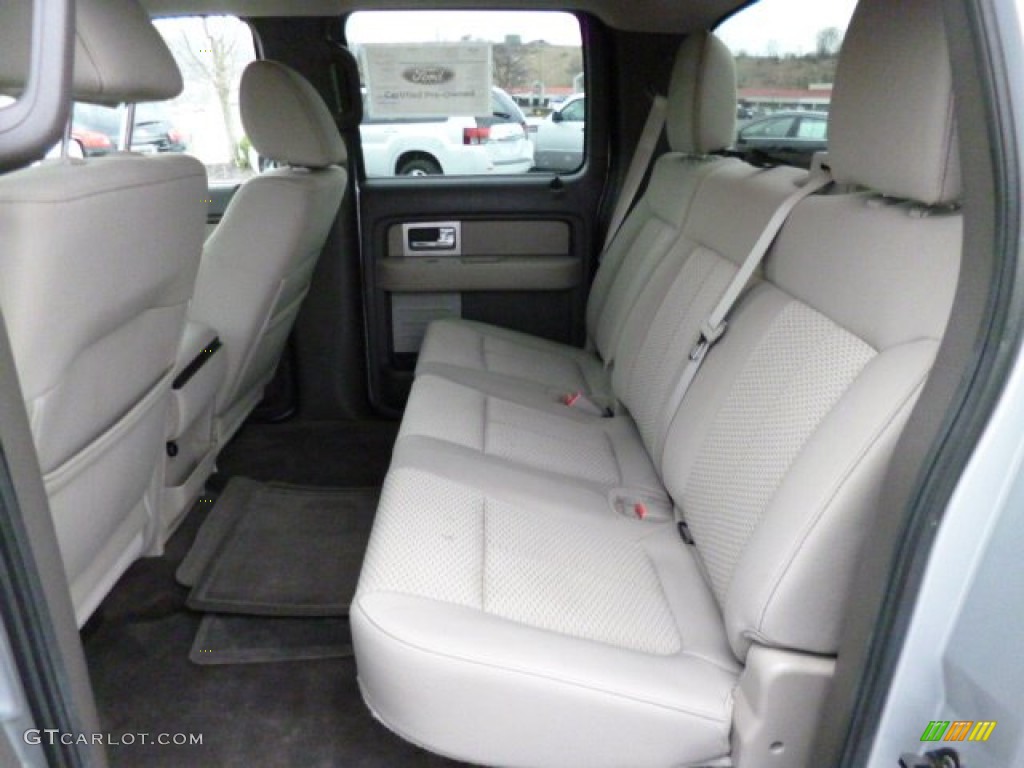 2010 F150 XLT SuperCrew 4x4 - Ingot Silver Metallic / Medium Stone photo #14
