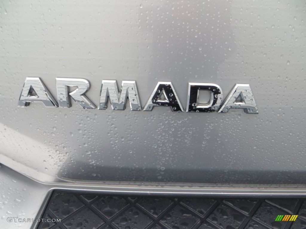 2010 Armada Platinum - Silver Lightning Metallic / Charcoal photo #20