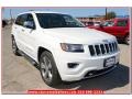 2014 Bright White Jeep Grand Cherokee Overland 4x4  photo #10