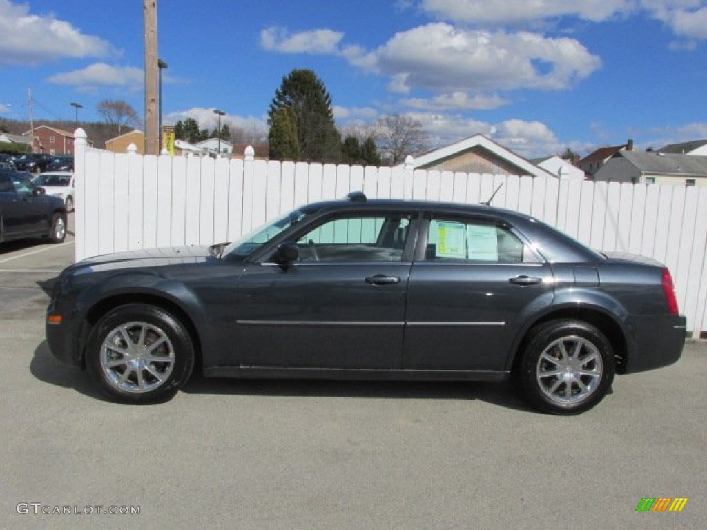 2008 300 Touring AWD - Steel Blue Metallic / Dark Khaki/Light Graystone photo #2