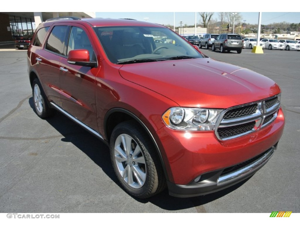 Deep Cherry Red Crystal Pearl Dodge Durango