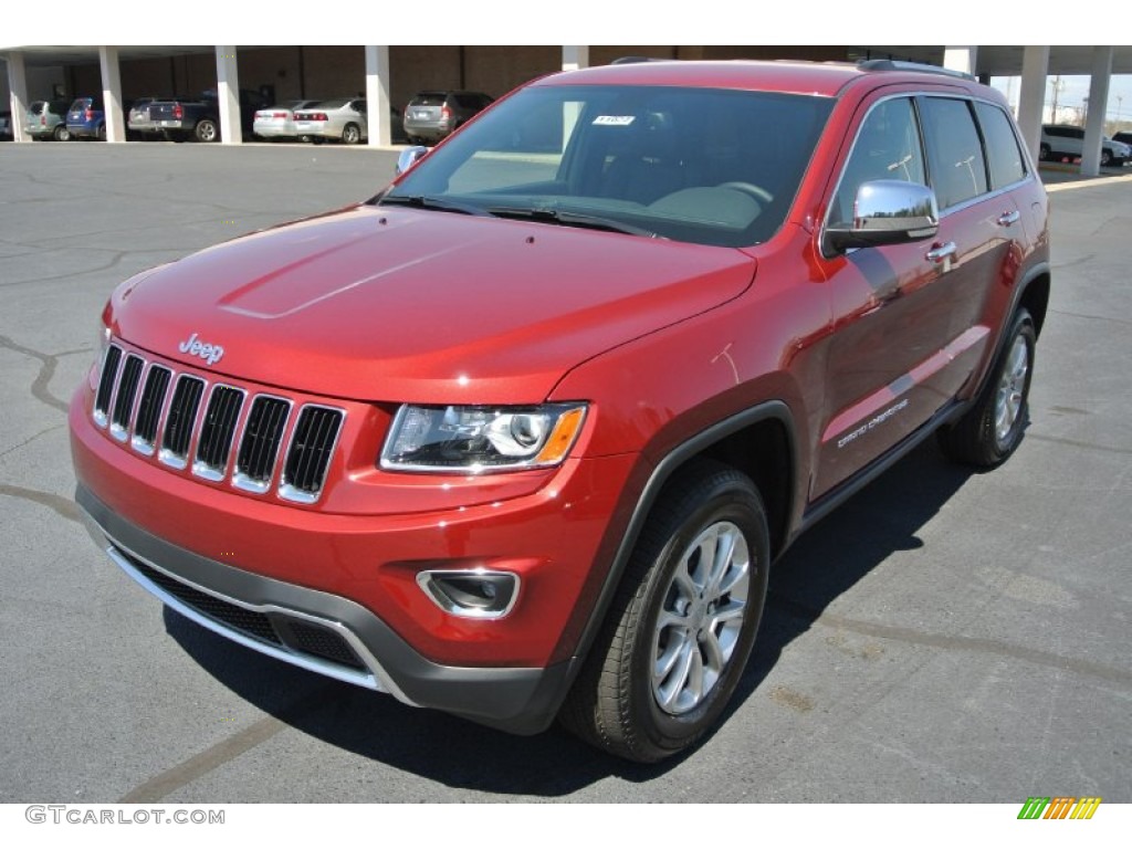 2014 Grand Cherokee Limited 4x4 - Deep Cherry Red Crystal Pearl / Morocco Black photo #2
