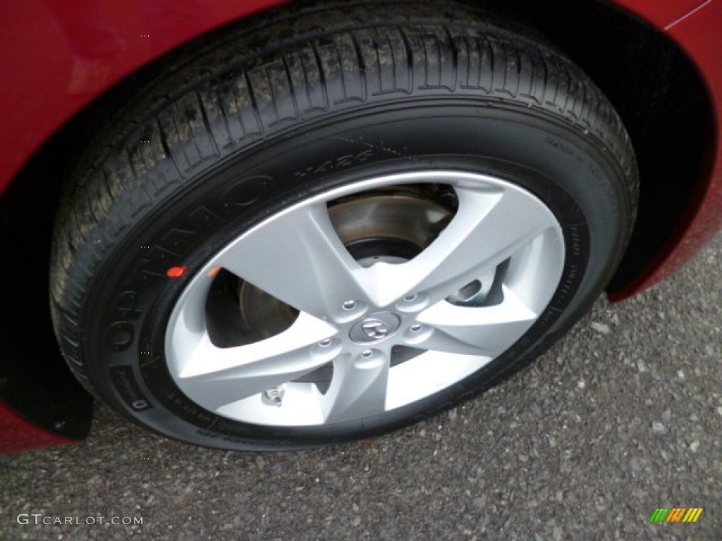 2013 Elantra GLS - Sparkling Ruby / Beige photo #9