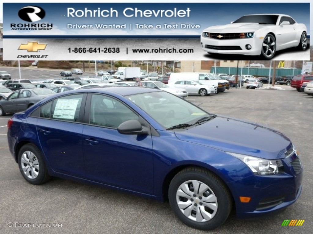 2013 Cruze LS - Blue Topaz Metallic / Jet Black/Medium Titanium photo #1