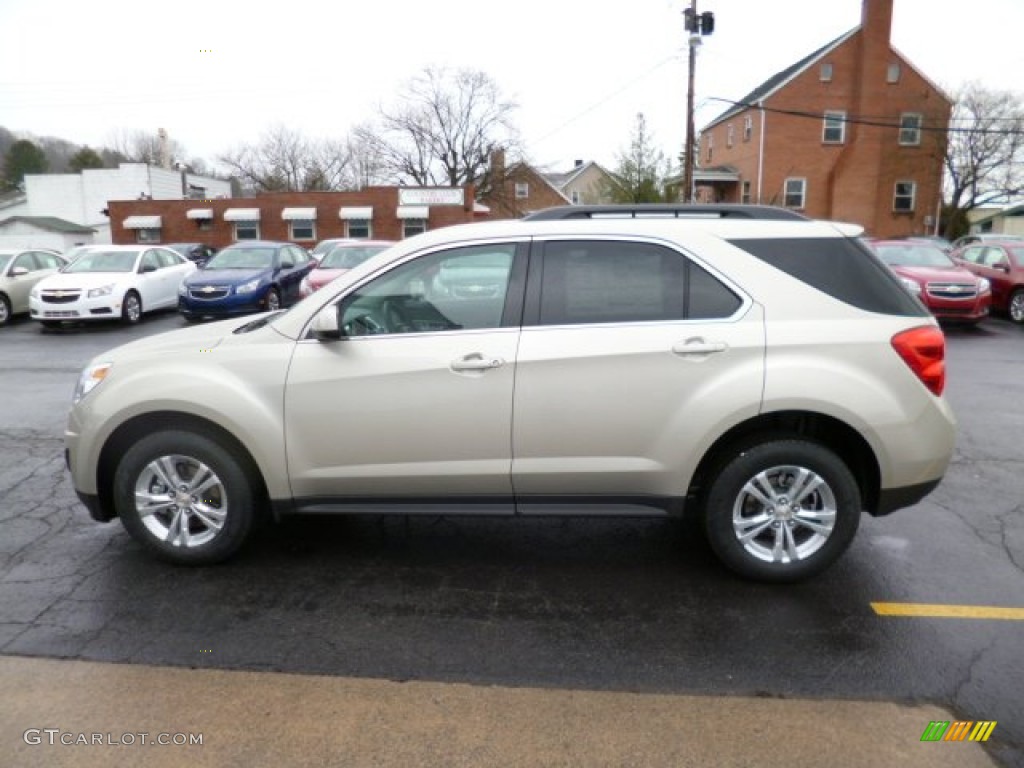 2013 Equinox LT AWD - Champagne Silver Metallic / Jet Black photo #4