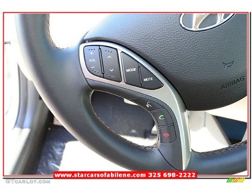 2013 Elantra GT - Monaco White / Beige photo #15