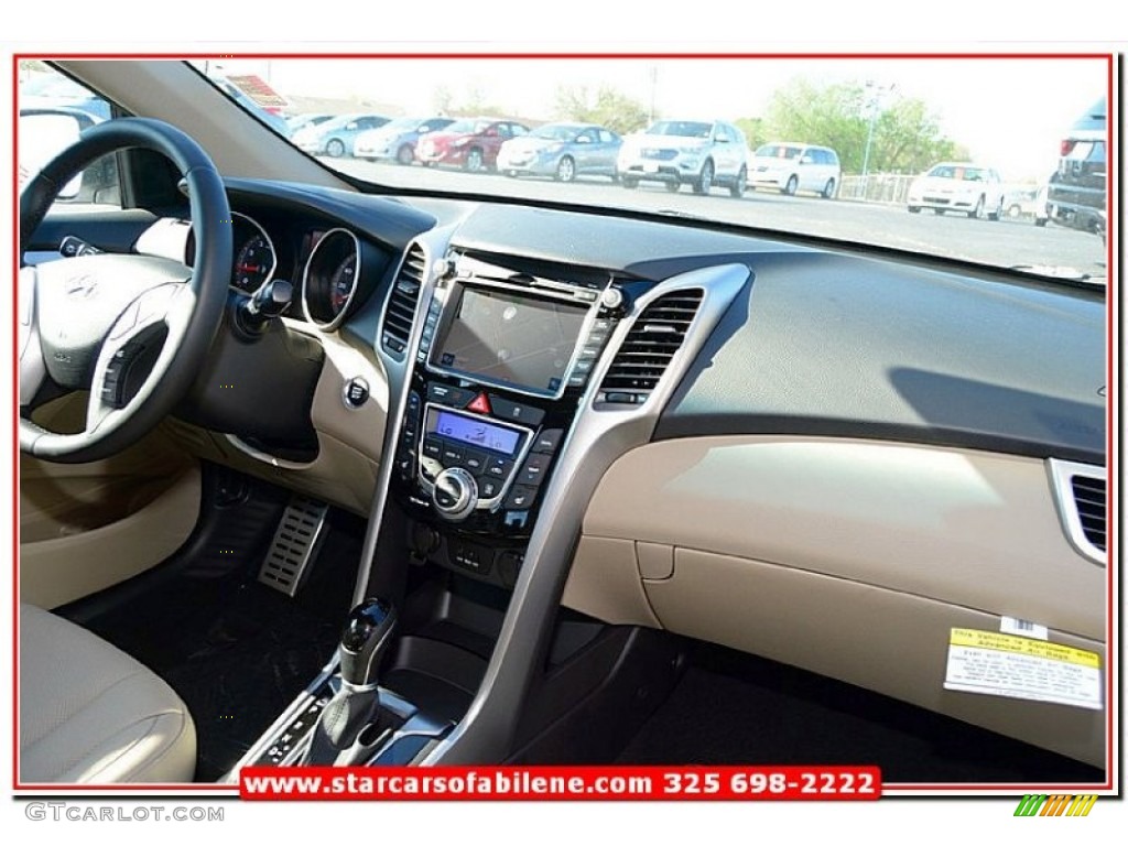 2013 Elantra GT - Monaco White / Beige photo #25
