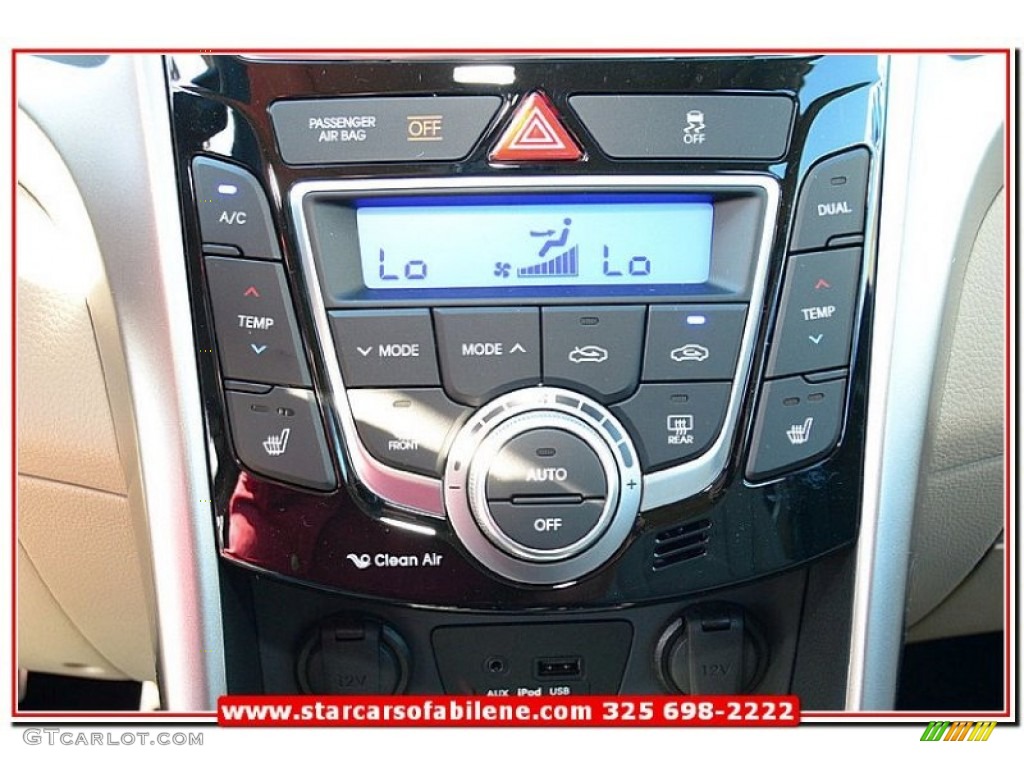 2013 Elantra GT - Monaco White / Beige photo #30