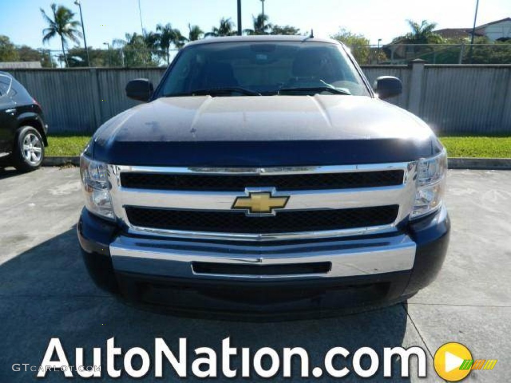 2011 Silverado 1500 LS Crew Cab - Imperial Blue Metallic / Dark Titanium photo #1