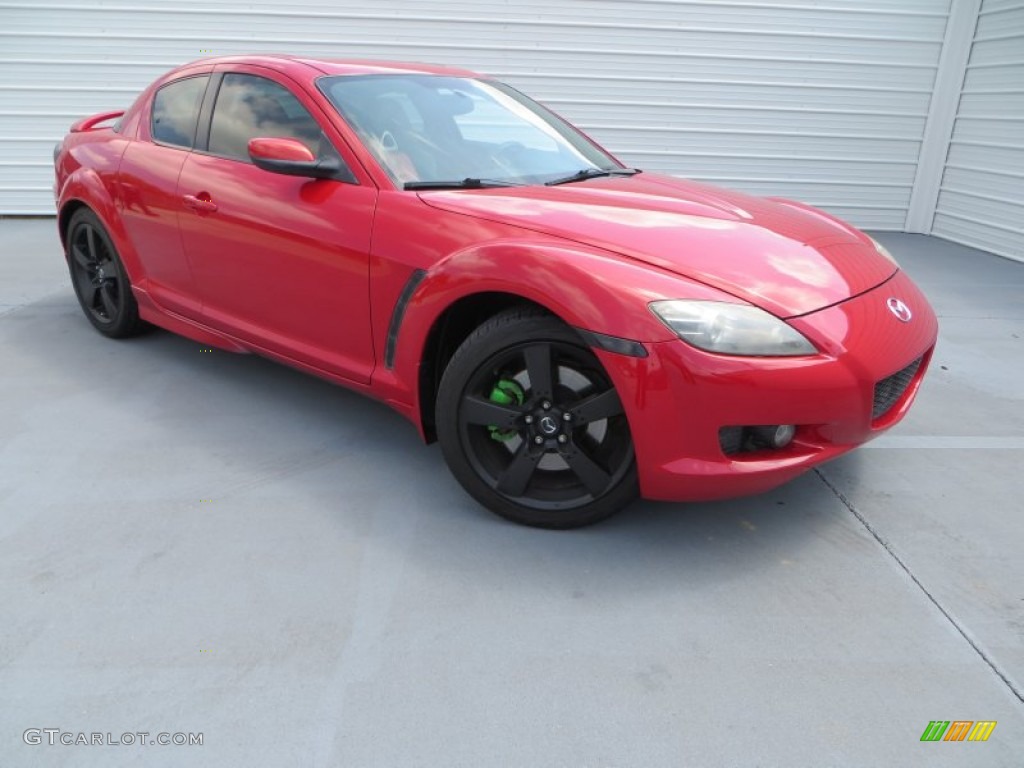 2005 RX-8 Sport - Velocity Red Mica / Black/Red photo #1