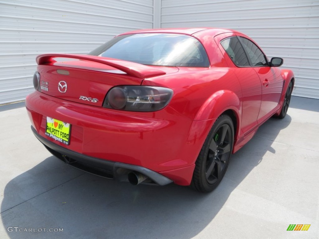 2005 RX-8 Sport - Velocity Red Mica / Black/Red photo #4