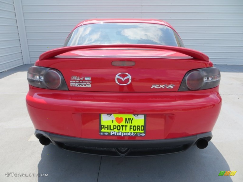 2005 RX-8 Sport - Velocity Red Mica / Black/Red photo #5