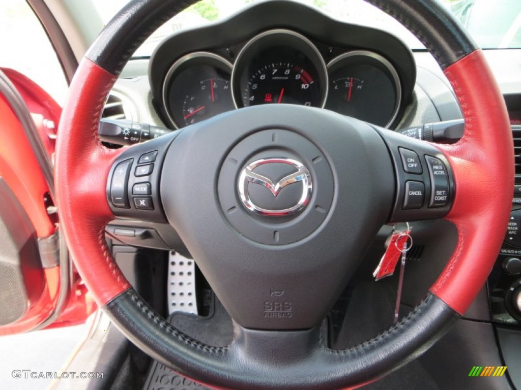 2005 RX-8 Sport - Velocity Red Mica / Black/Red photo #47