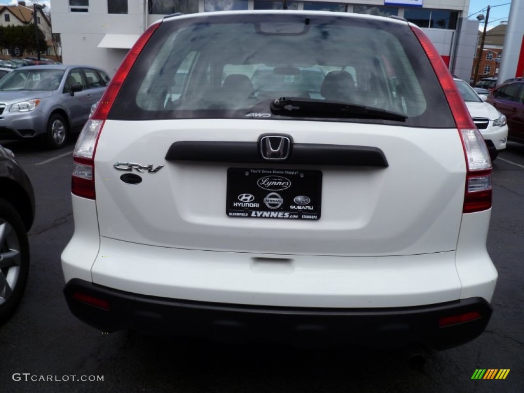 2008 CR-V LX 4WD - Taffeta White / Gray photo #4