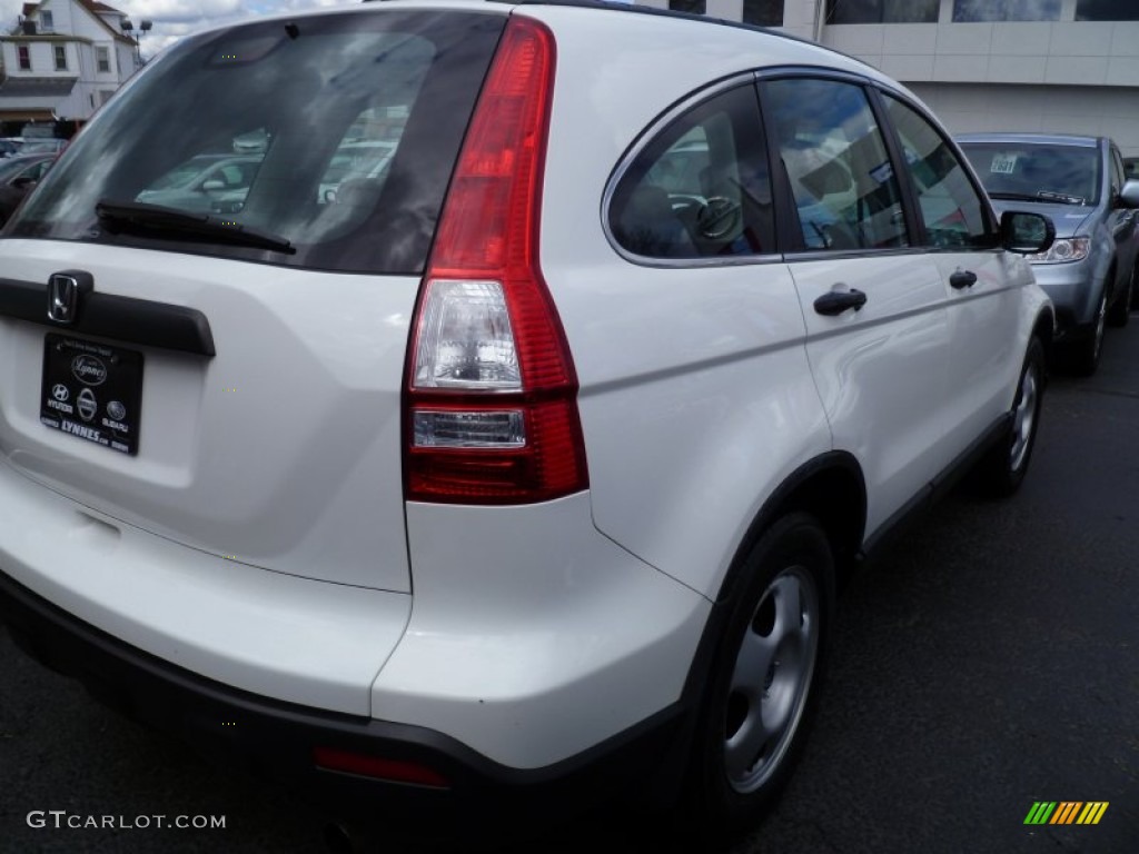 2008 CR-V LX 4WD - Taffeta White / Gray photo #7