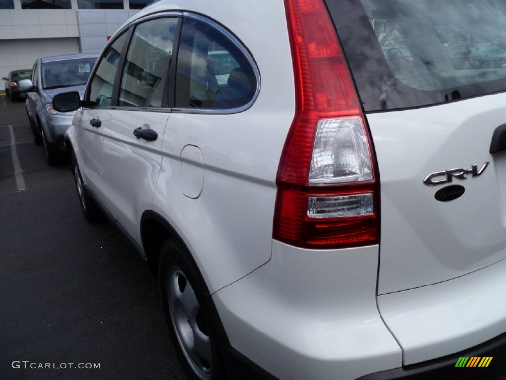 2008 CR-V LX 4WD - Taffeta White / Gray photo #8