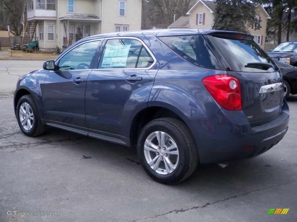 2013 Equinox LS AWD - Atlantis Blue Metallic / Jet Black photo #7