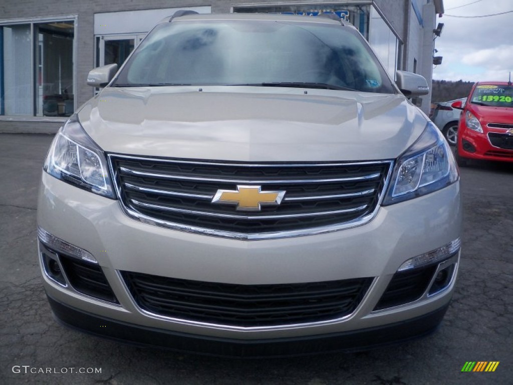 Champagne Silver Metallic 2013 Chevrolet Traverse LT AWD Exterior Photo #79194417