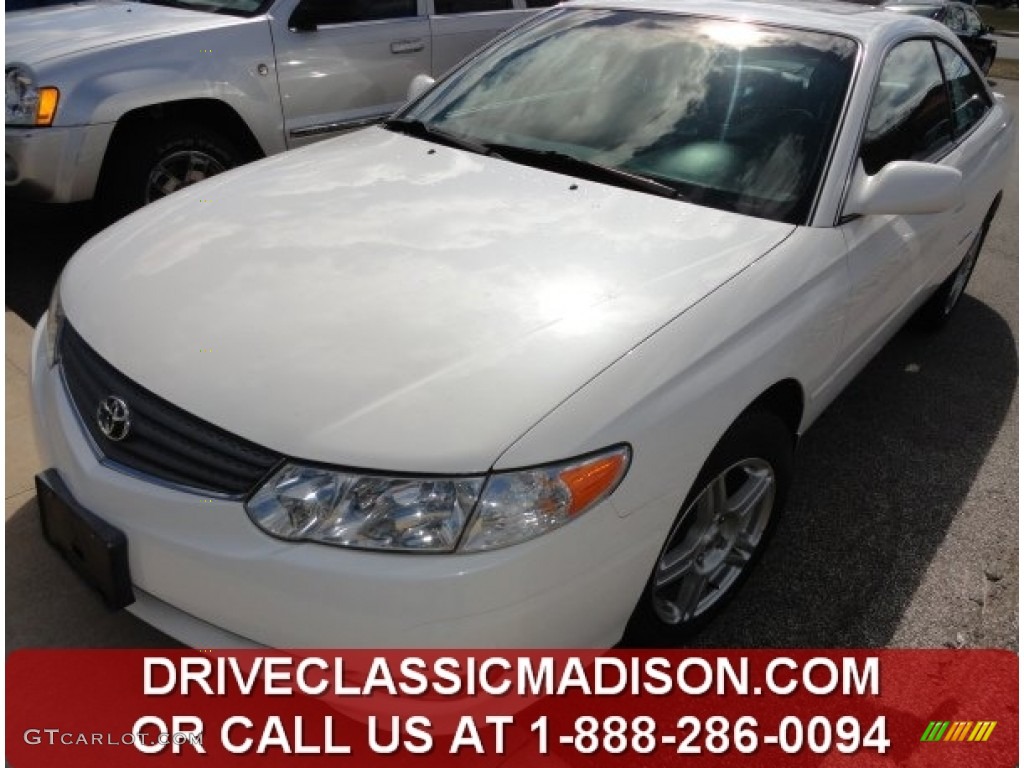 2003 Solara SLE V6 Coupe - Diamond White Pearl / Charcoal photo #1