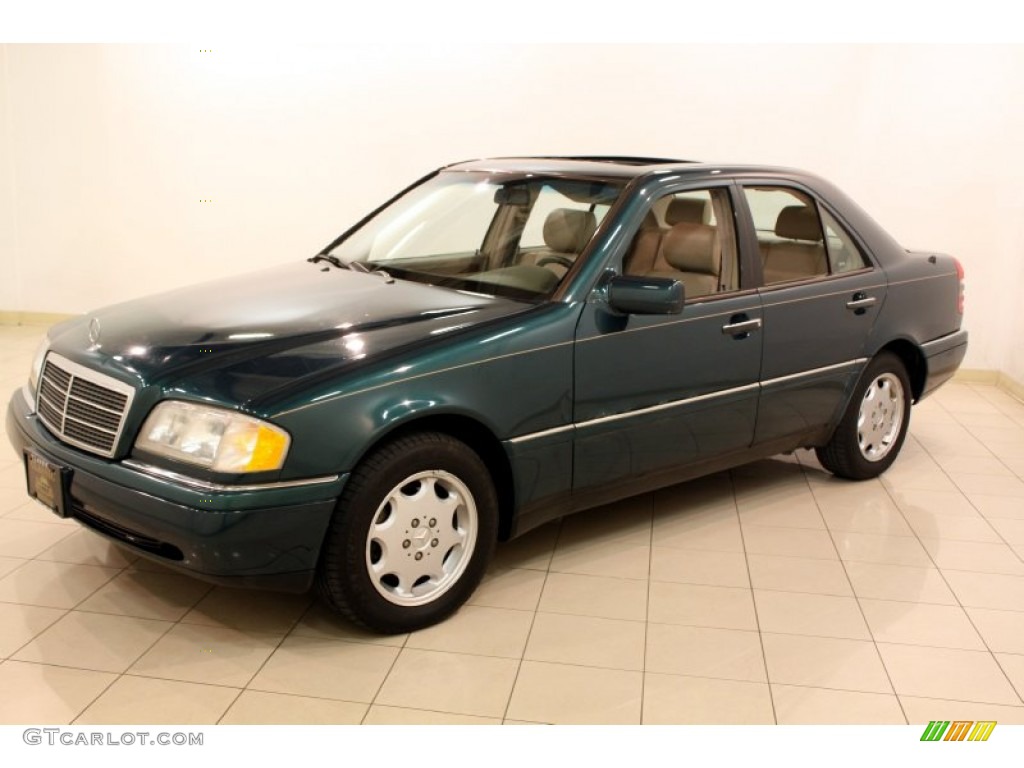 Brilliant Emerald Green Metallic 1995 Mercedes-Benz C 280 Sedan Exterior Photo #79195192