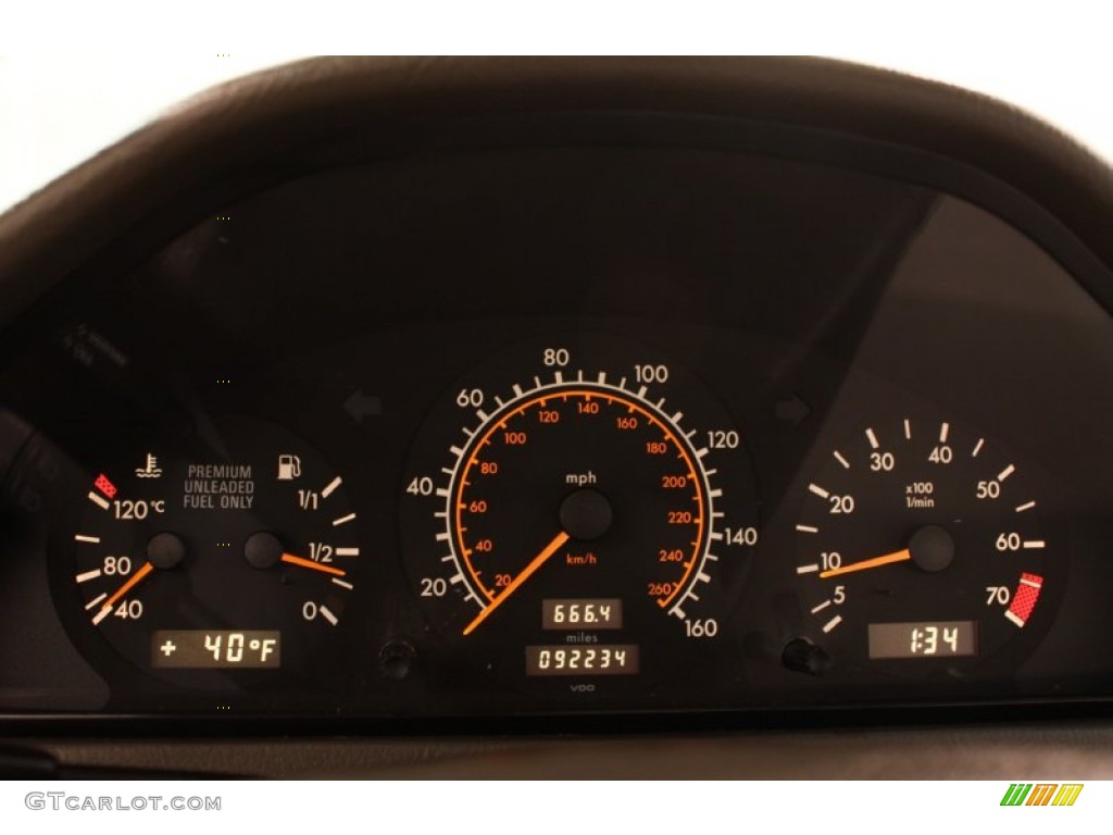 1995 Mercedes-Benz C 280 Sedan Gauges Photo #79195274