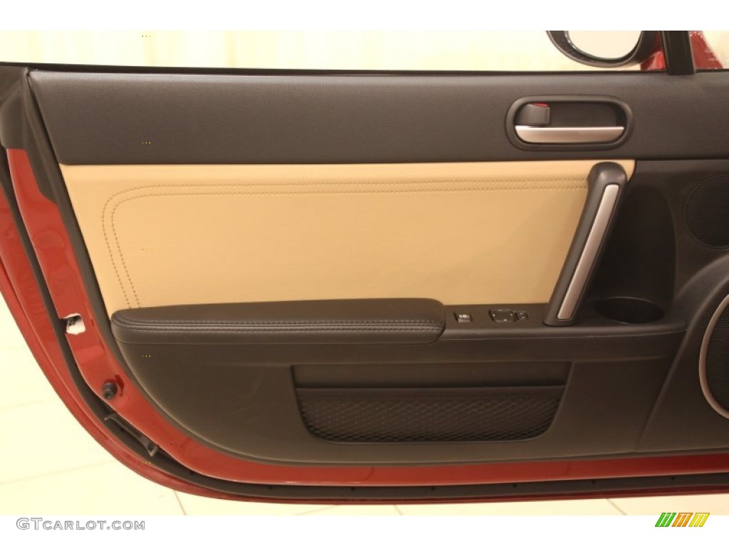 2012 Mazda MX-5 Miata Grand Touring Roadster Dune Beige Door Panel Photo #79196072