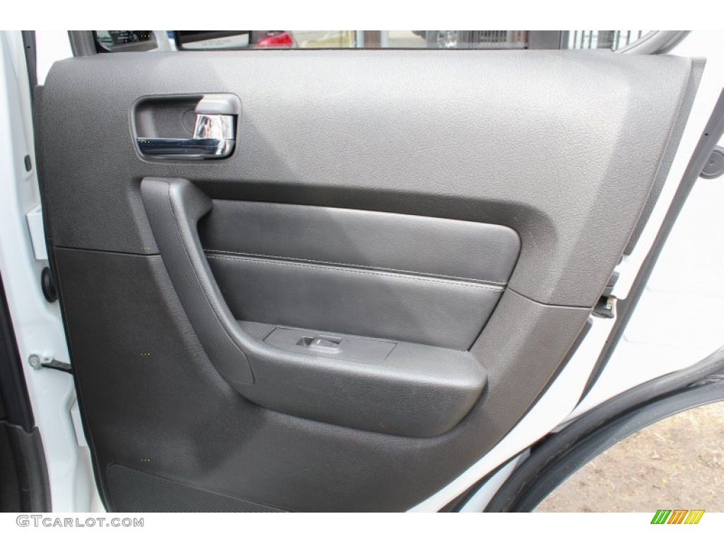 2009 Hummer H3 Standard H3 Model Ebony/Pewter Door Panel Photo #79196078