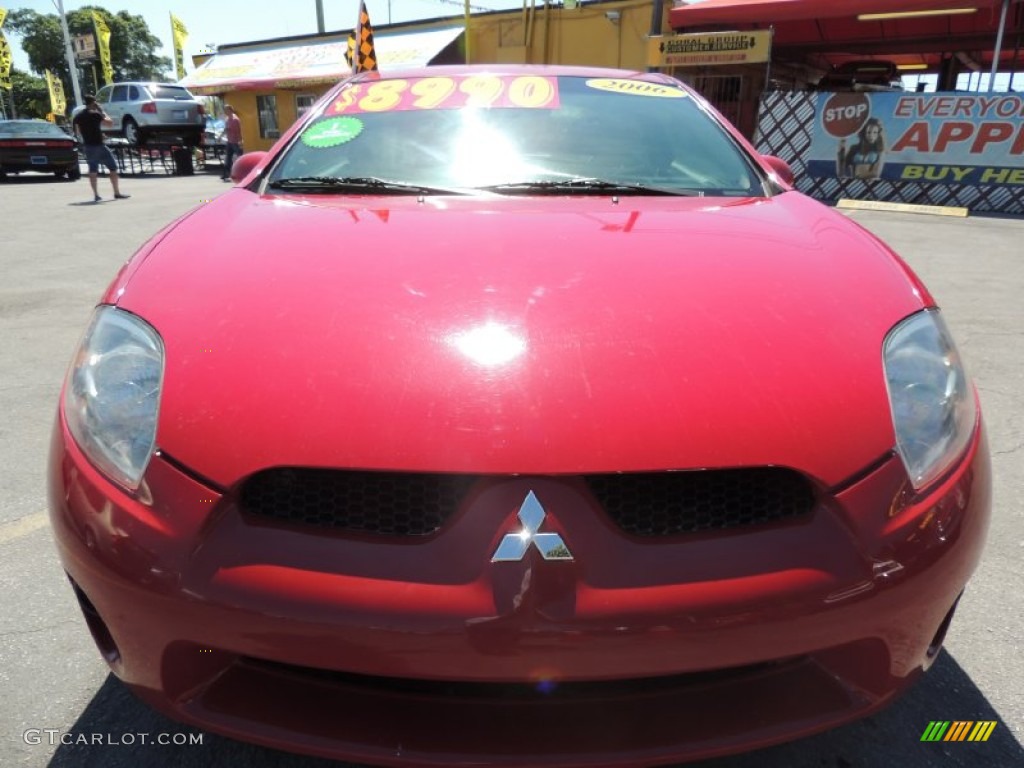 2006 Eclipse GS Coupe - Pure Red / Dark Charcoal photo #2