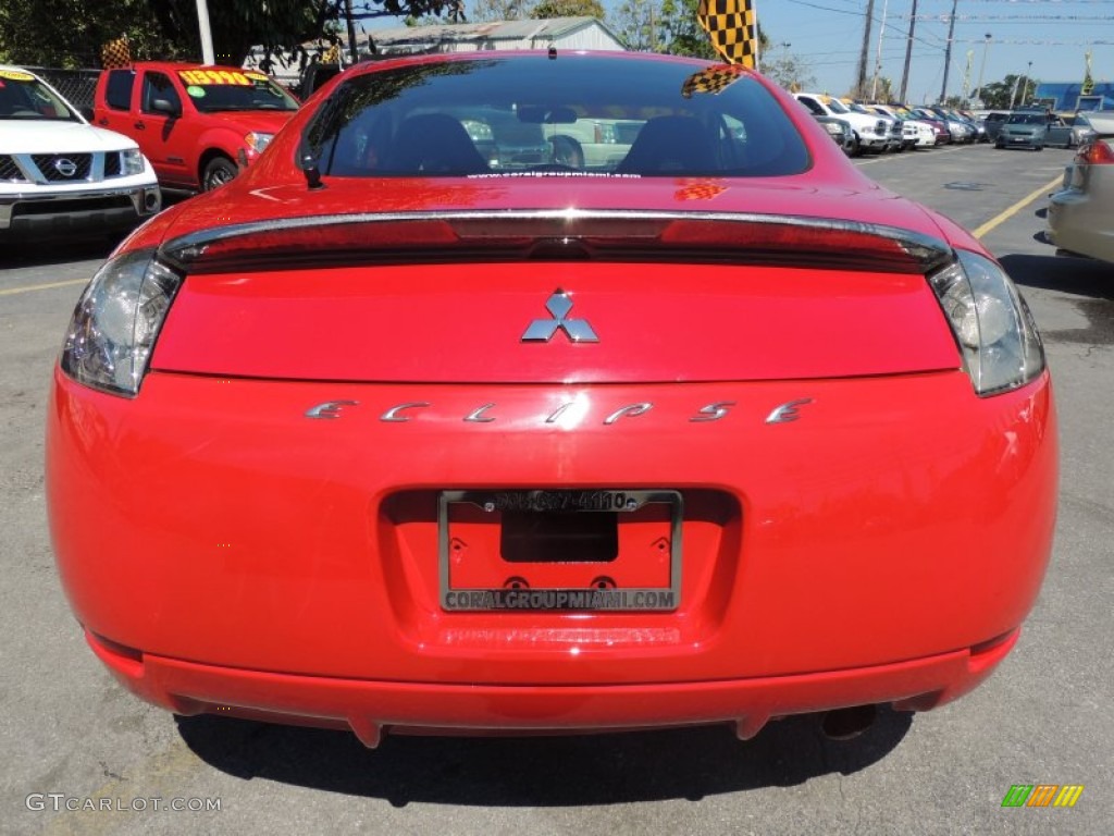 2006 Eclipse GS Coupe - Pure Red / Dark Charcoal photo #6