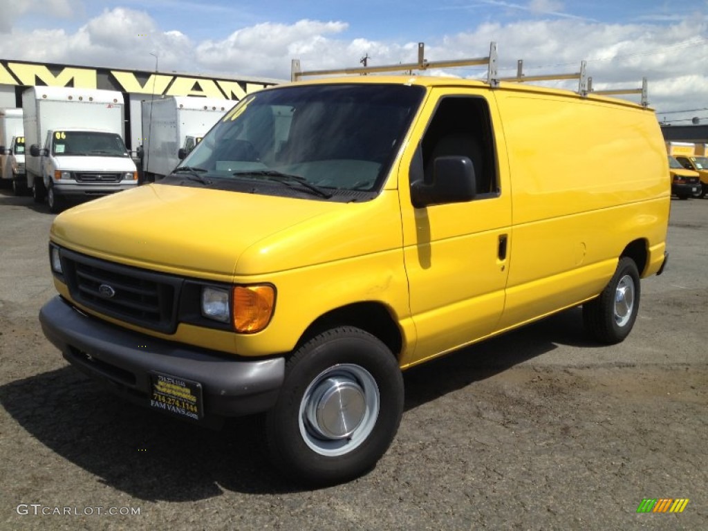 Fleet Yellow 2006 Ford E Series Van E250 Commercial Exterior Photo #79197349