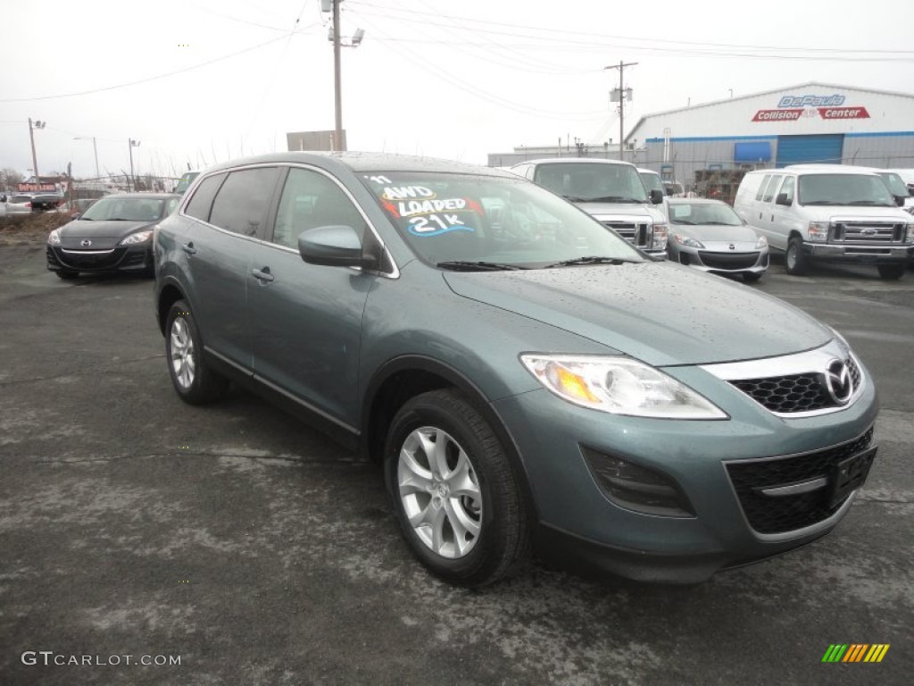 2011 CX-9 Sport AWD - Dolphin Gray Mica / Black photo #11