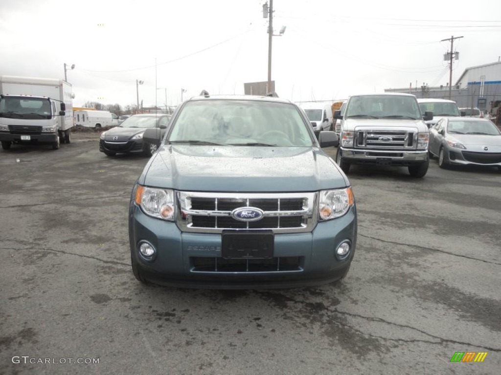 2010 Escape XLT V6 4WD - Steel Blue Metallic / Stone photo #10