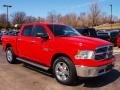 2013 Flame Red Ram 1500 Big Horn Crew Cab 4x4  photo #2