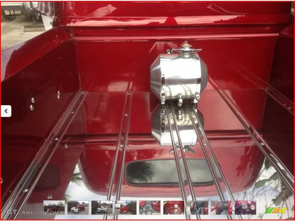 1938 Custom Pickup - Candy Apple Red / Gray photo #6