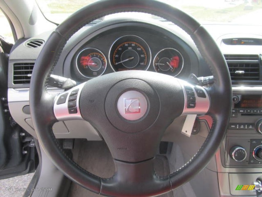 2009 Saturn Aura XE Gray Steering Wheel Photo #79201429
