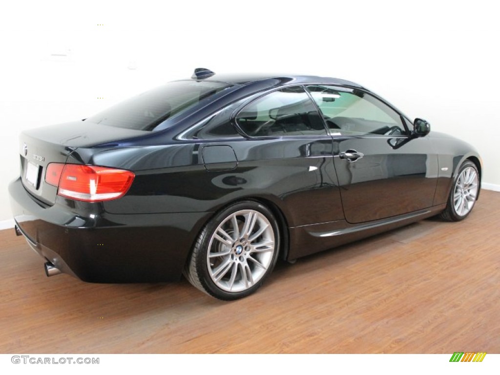 2010 3 Series 335i Coupe - Black Sapphire Metallic / Black photo #3