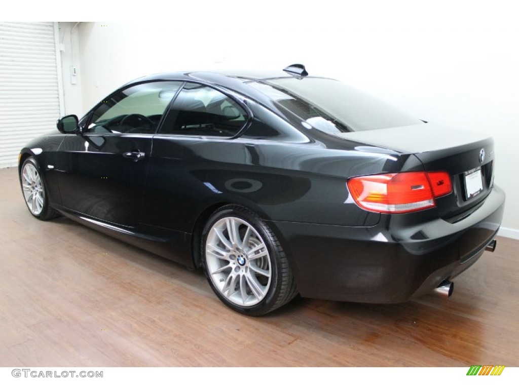 2010 3 Series 335i Coupe - Black Sapphire Metallic / Black photo #4