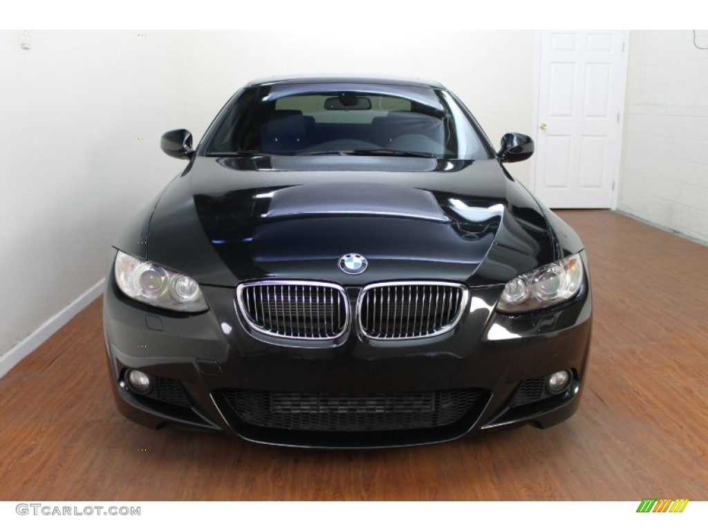 2010 3 Series 335i Coupe - Black Sapphire Metallic / Black photo #8