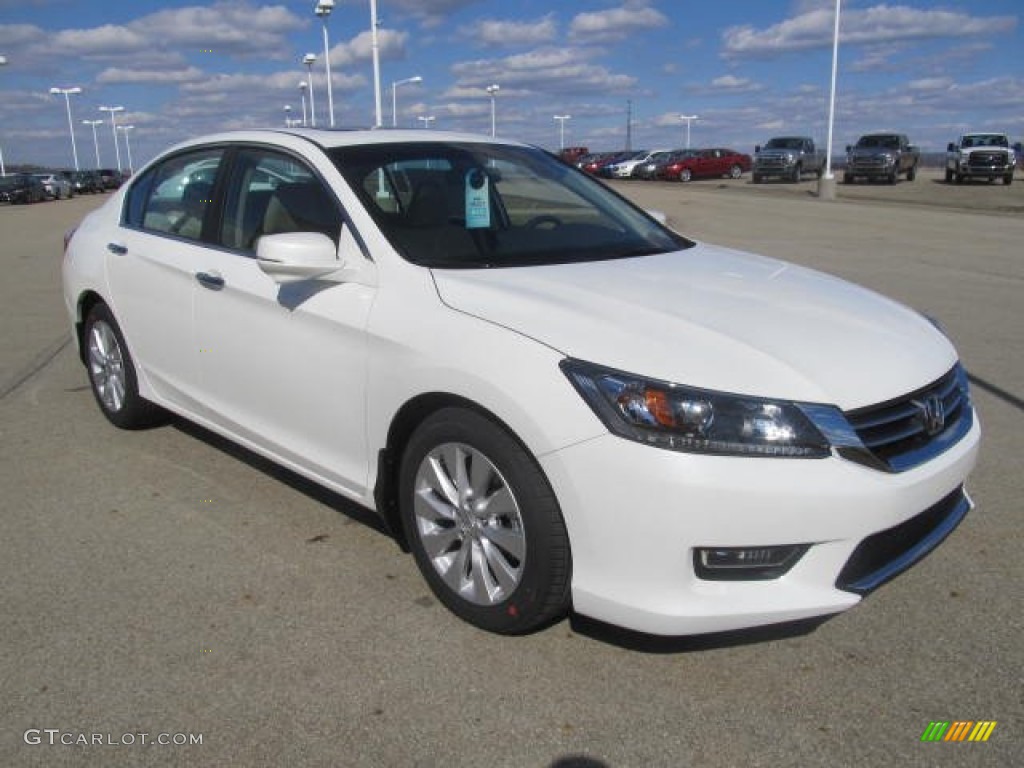 White Orchid Pearl 2013 Honda Accord EX Sedan Exterior Photo #79202545